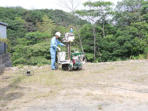 その後、地盤調査を実施しました